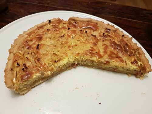 Tarte alsacienne à l'oignon