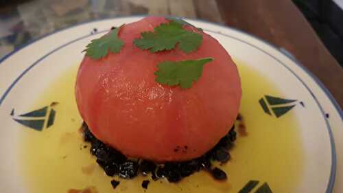 Tomate mozza, version gastronomique