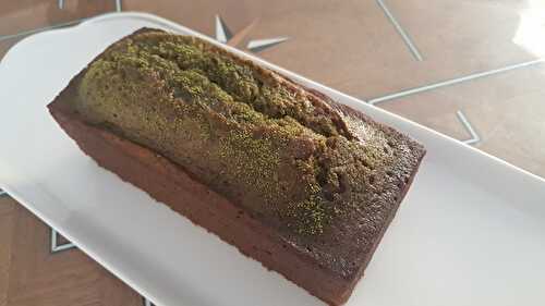 Cake au citron vert et thé matcha