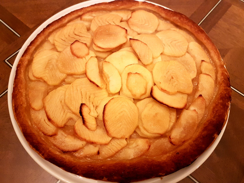 Tarte fine aux pommes express