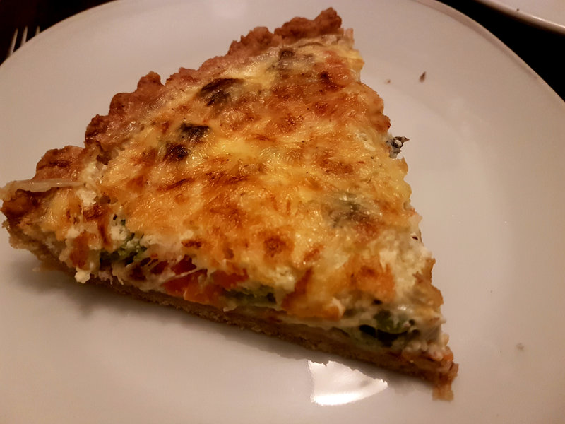 Quiche lorraine aux légumes