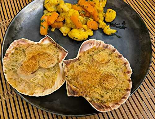 Coquilles Saint-Jacques à la bretonne