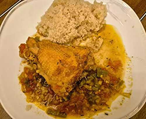 Poulet Kedjenou et attieke
