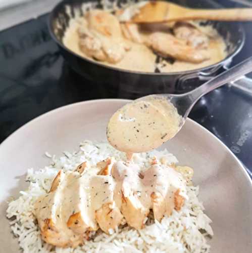 Filet de poulet à la crème