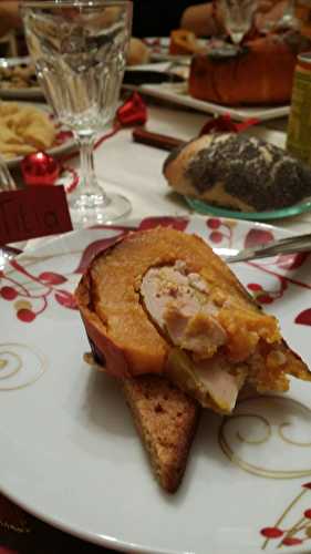 Foie gras cuit au potimarron