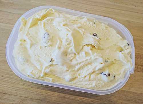 Glace rhum raisin