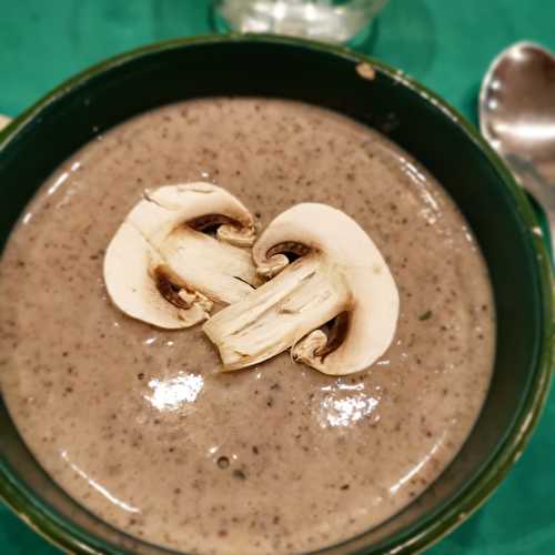 Mi Soupe mi Velouté aux champignons de paris