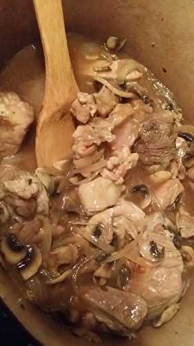 Sauté de veau aux champignons