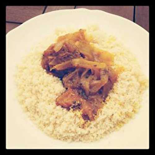 Tajine de blanquette de veau