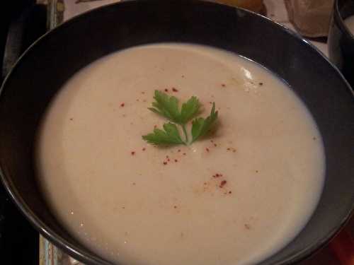 Velouté de choux fleur au chèvre