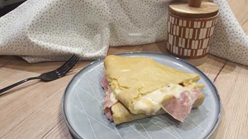 Avoine galette fourré au fromage et jambon