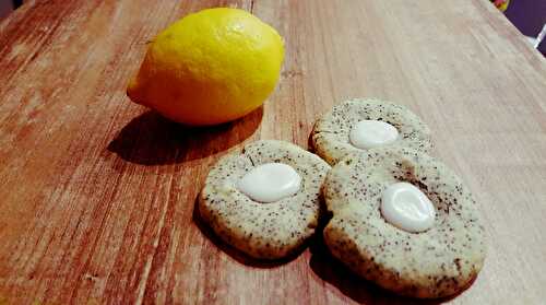 Biscuits ronds citron et pavot #Bredele