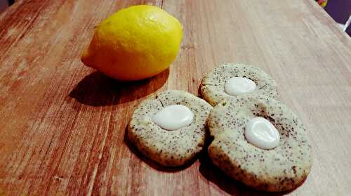 Biscuits ronds citron et pavot #Bredele