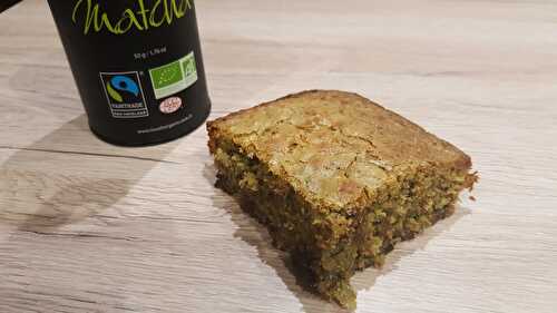 Blondies au matcha