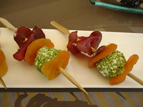 Brochettes apéro