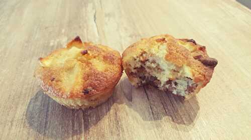 Cake aux pommes et fruits secs version muffin