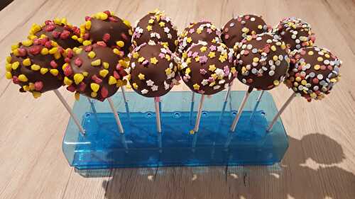 Cake pops vanille chocolat