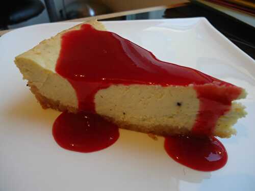 Cheesecake au chocolat blanc