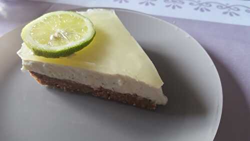 Cheesecake au citron vert sans cuisson