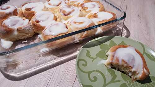 Cinnamon rolls (roulés à la cannelle)