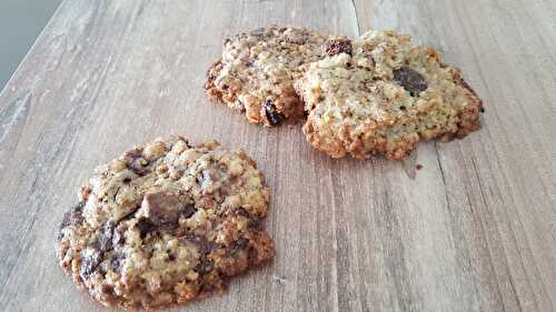 Cookies aux flocons d’avoine et chocolat
