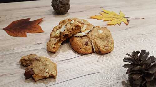 Cookies aux fruits secs et chocolat blanc [Foodista Challenge #68]