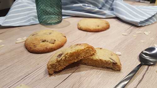 Cookies cœur frangipane aux pépites de chocolat