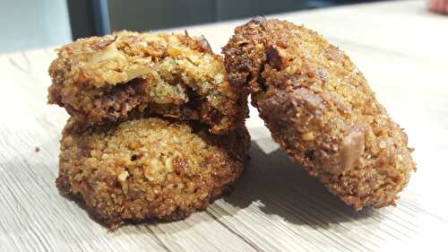 Cookies noisettes et pralinoise zéro déchet (au pain dur)