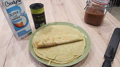 Crêpes super moelleuses au thé matcha