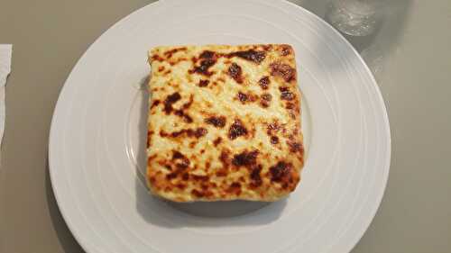 Croque monsieur à la crème