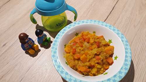 Dahl indien aux légumes (à partir de 12 mois)