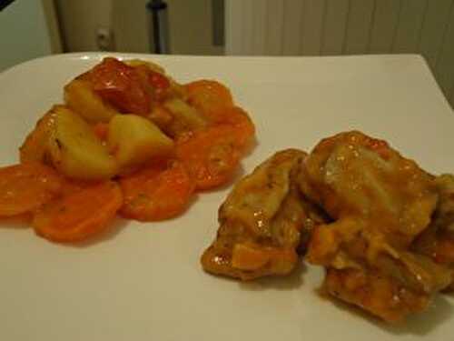Daube de veau aux carottes et pommes de terre