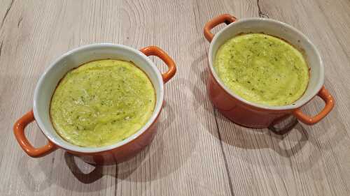 Flans aux courgettes et parmesan pour grands et petits