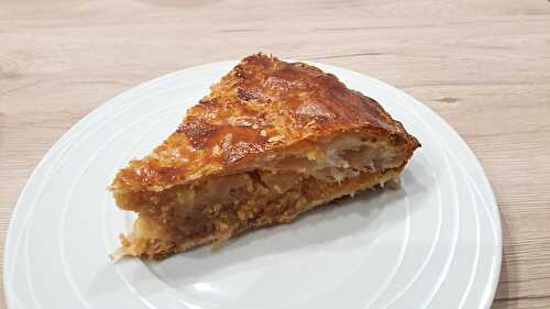 Galette des rois aux pommes et caramel au beurre salé