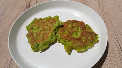 Galettes de brocolis au parmesan et reste de riz