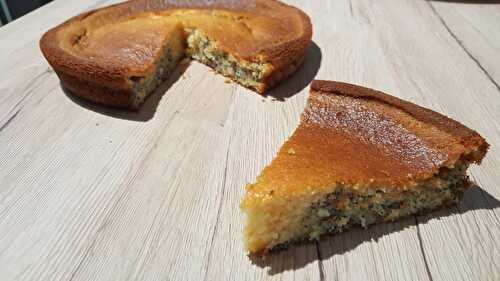 Gâteau zébré au pavot