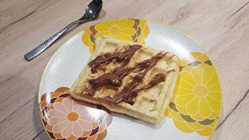 Gaufre express à la banane