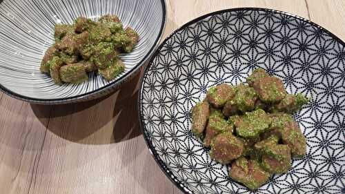 Gnocchis à la betterave sans gluten au pesto de sauge