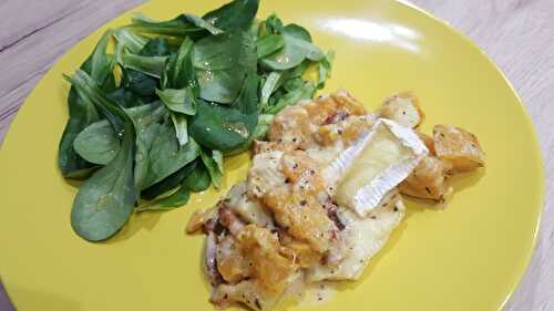 Gratin de butternut et camembert