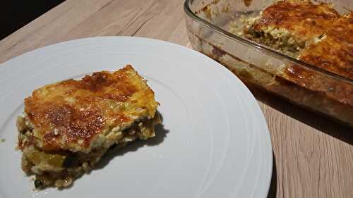 Gratin de courgettes onctueux