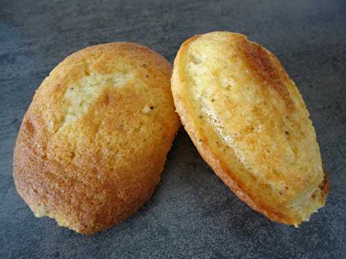 Madeleine vanille (Recette de Lenôtre)