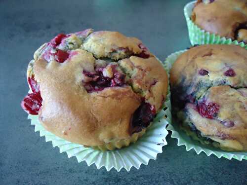 Muffins aux fruits rouges