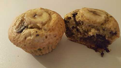Muffins banana bread au chocolat