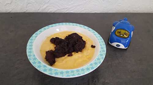 Petit pot de boudin noir sur purée de butternut au lait de coco (dès 18 mois)