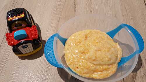 Petit pot de polenta au fromage et butternut (9 mois)
