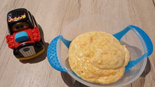 Petit pot de polenta au fromage et butternut (9 mois)