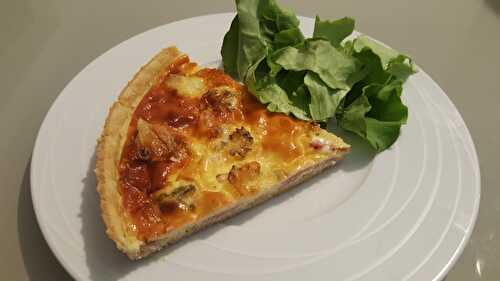 Quiche à a fourme d’Ambert et jambon