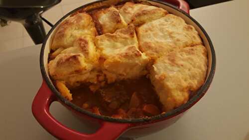 Ragoût de bœuf & petits pains au parmesan