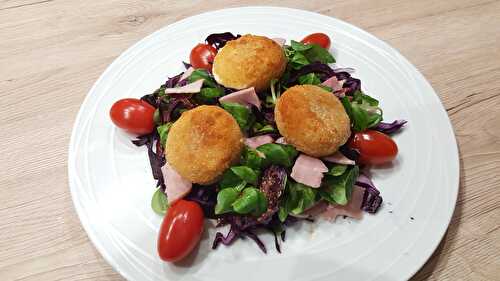 Salade d’hivers de babybel panés pour le Défi Cuisine : le fromage en cuisine