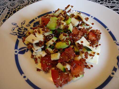 Salade de quinoa et légumes